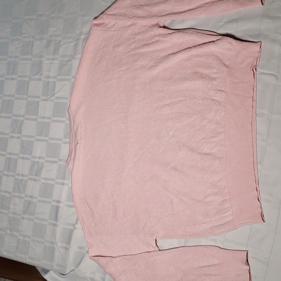 🤎Brunette The Label pink ribbed sweater L/XL p2p 23 🤎 - Picture 8 of 8